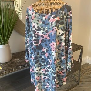 Honeyme Grey and Pink Cheetah Print 2XL